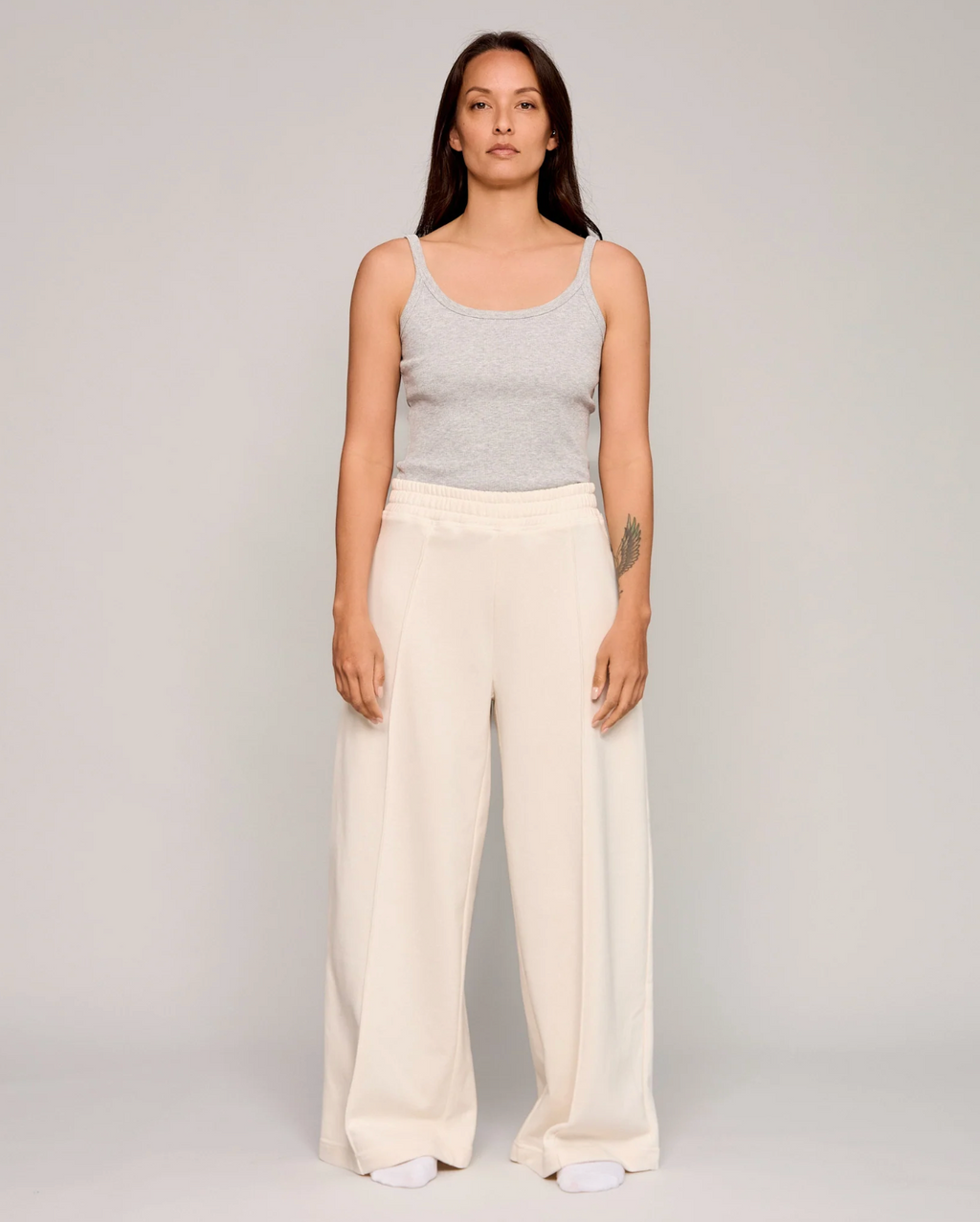 WIDE LEG TRACK PANTS