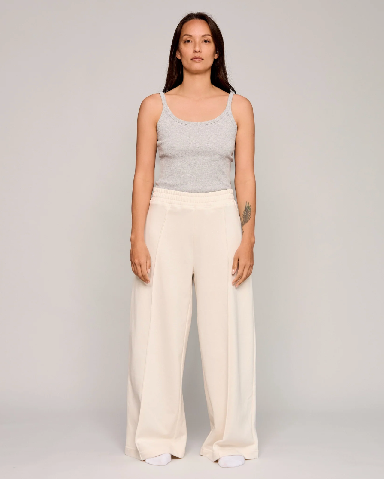 WIDE LEG TRACK PANTS