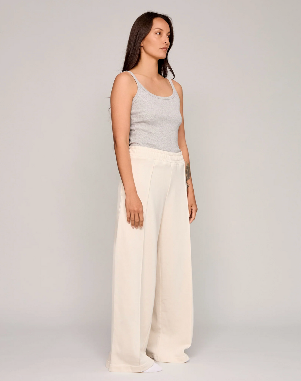 WIDE LEG TRACK PANTS