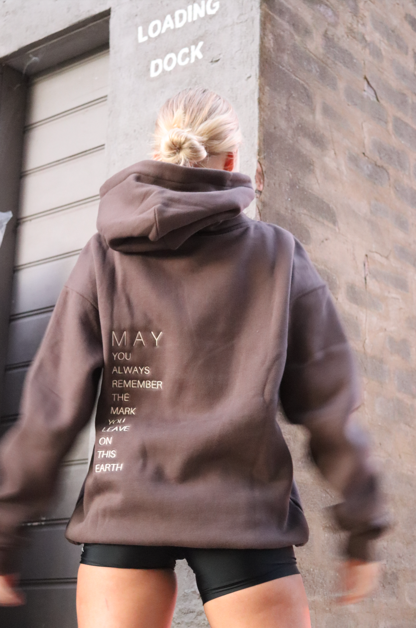 THE MAY SIGNATURE HOODIE - CHARCOAL