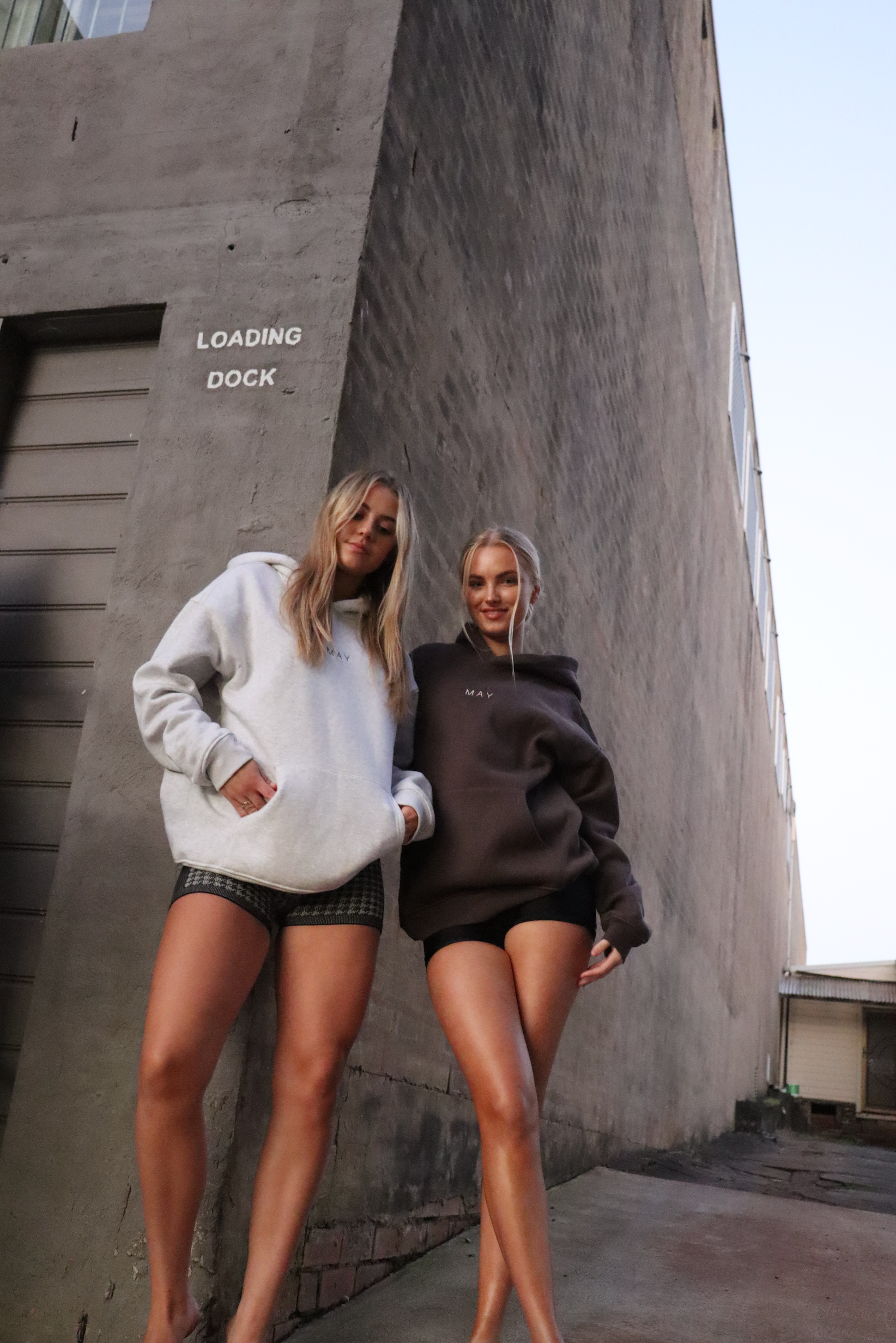 THE MAY SIGNATURE HOODIE - CHARCOAL